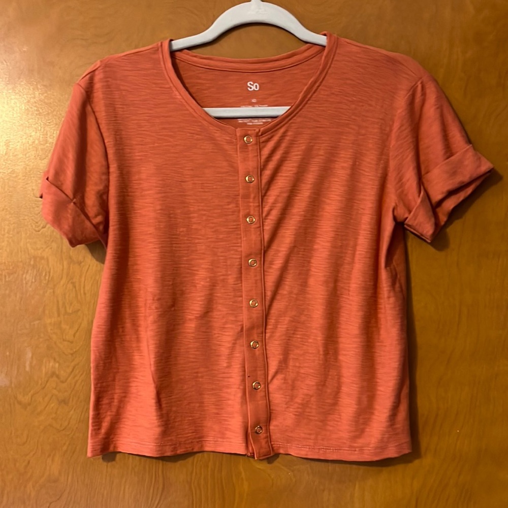 Button down T-shirt